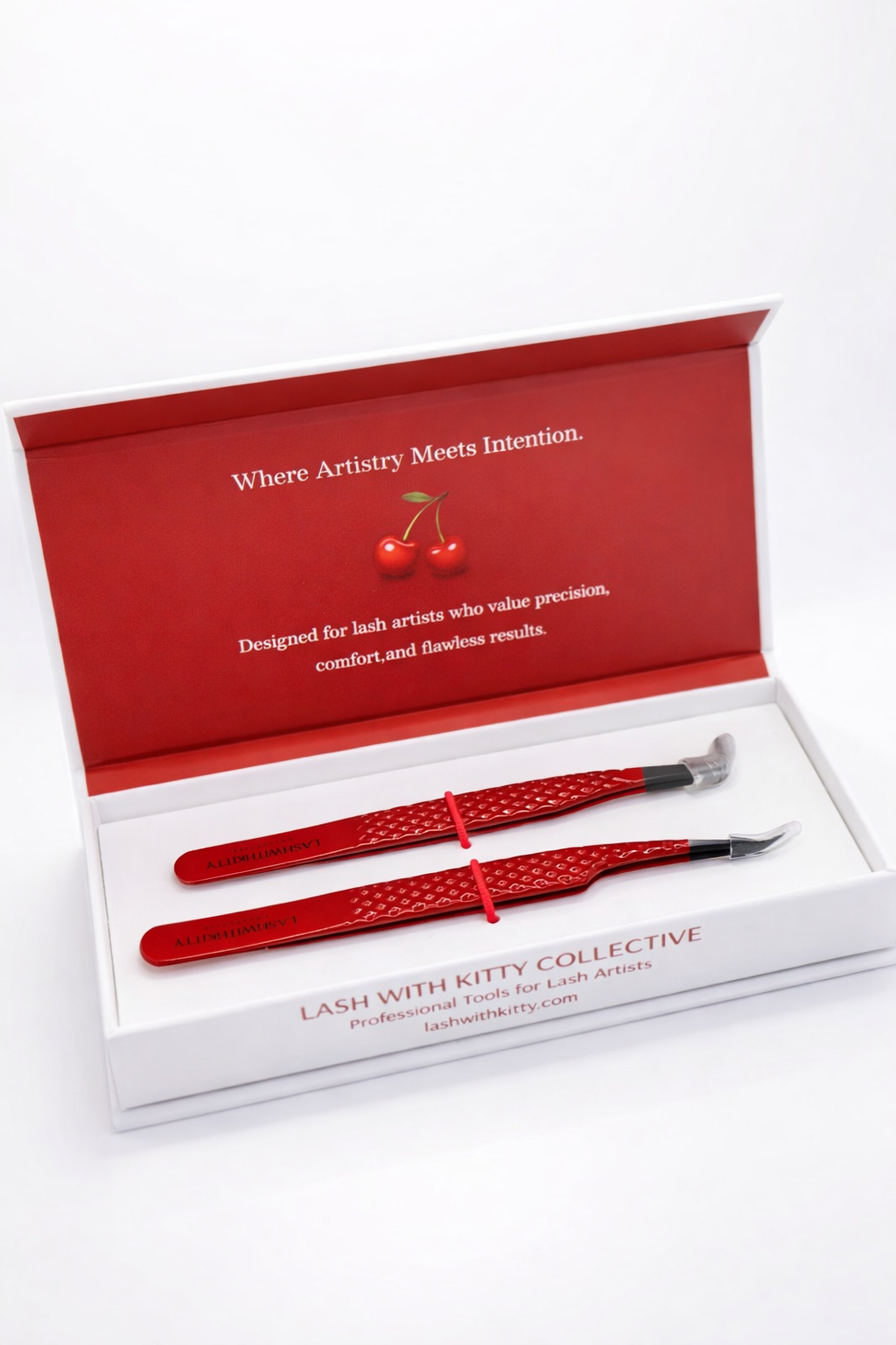 The Cherry Collection Tweezer Duo